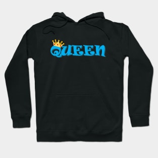 Queen With Gold Crown Hoodie